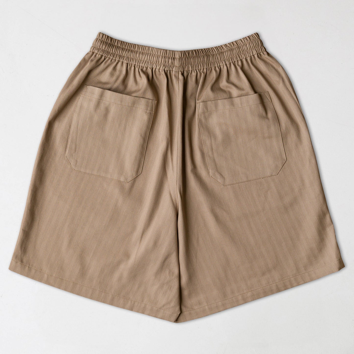 B-ball short HBT greige