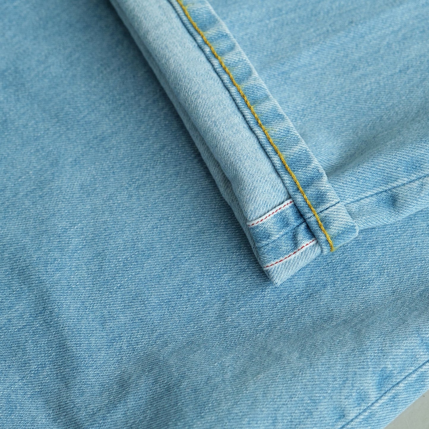 Jean loose tapered bleach taille haute