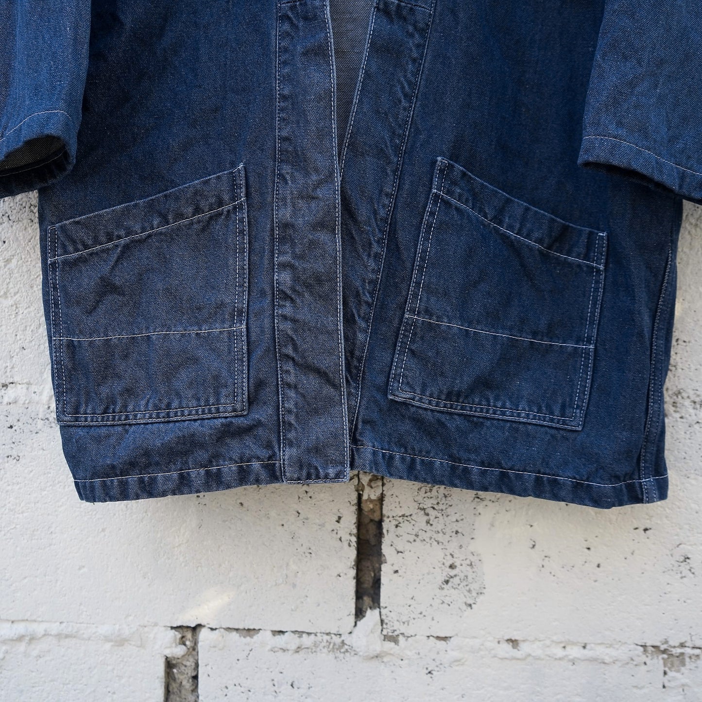 Unisex Noragi Jacket in coton / linen denim
