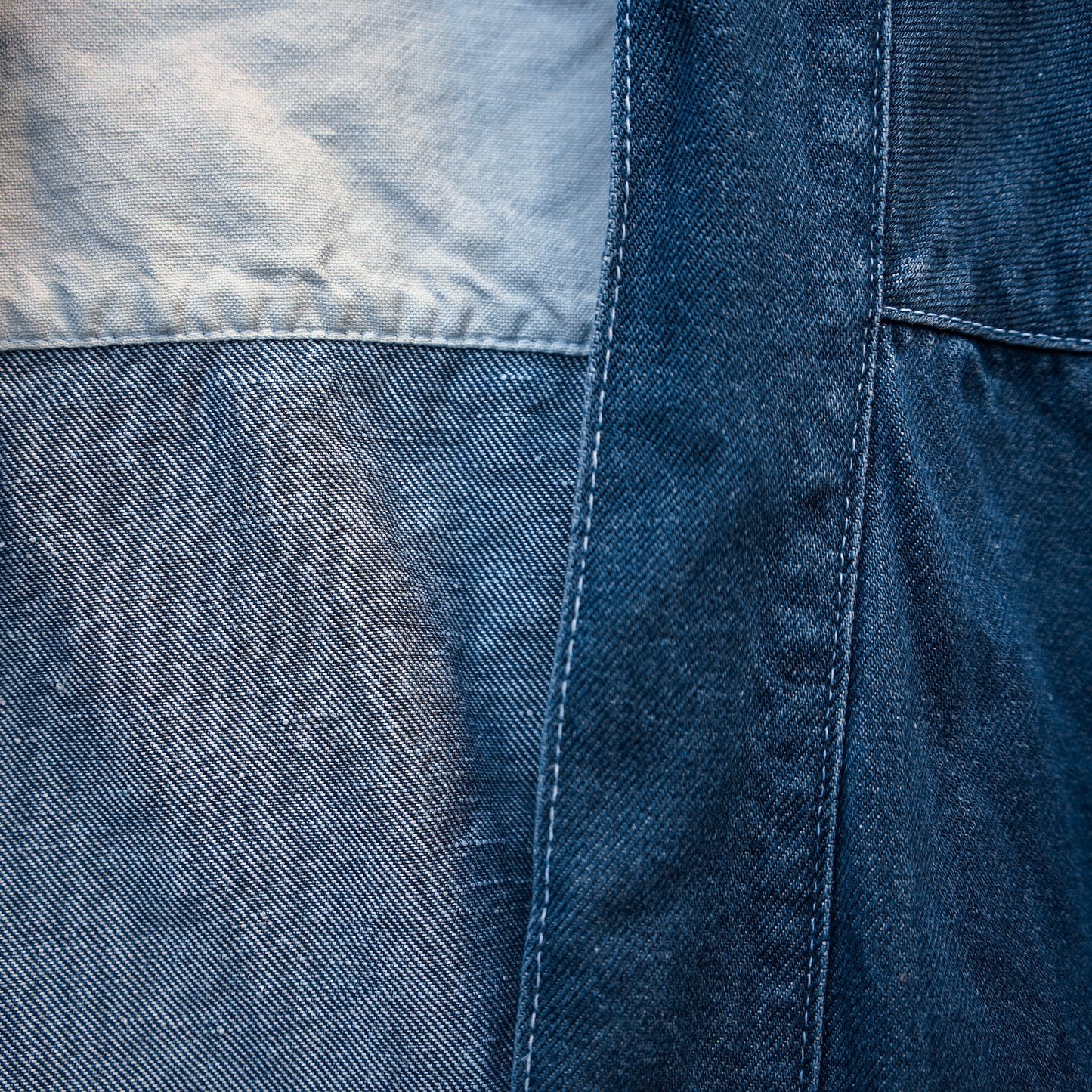 Unisex Noragi Jacket in coton / linen denim