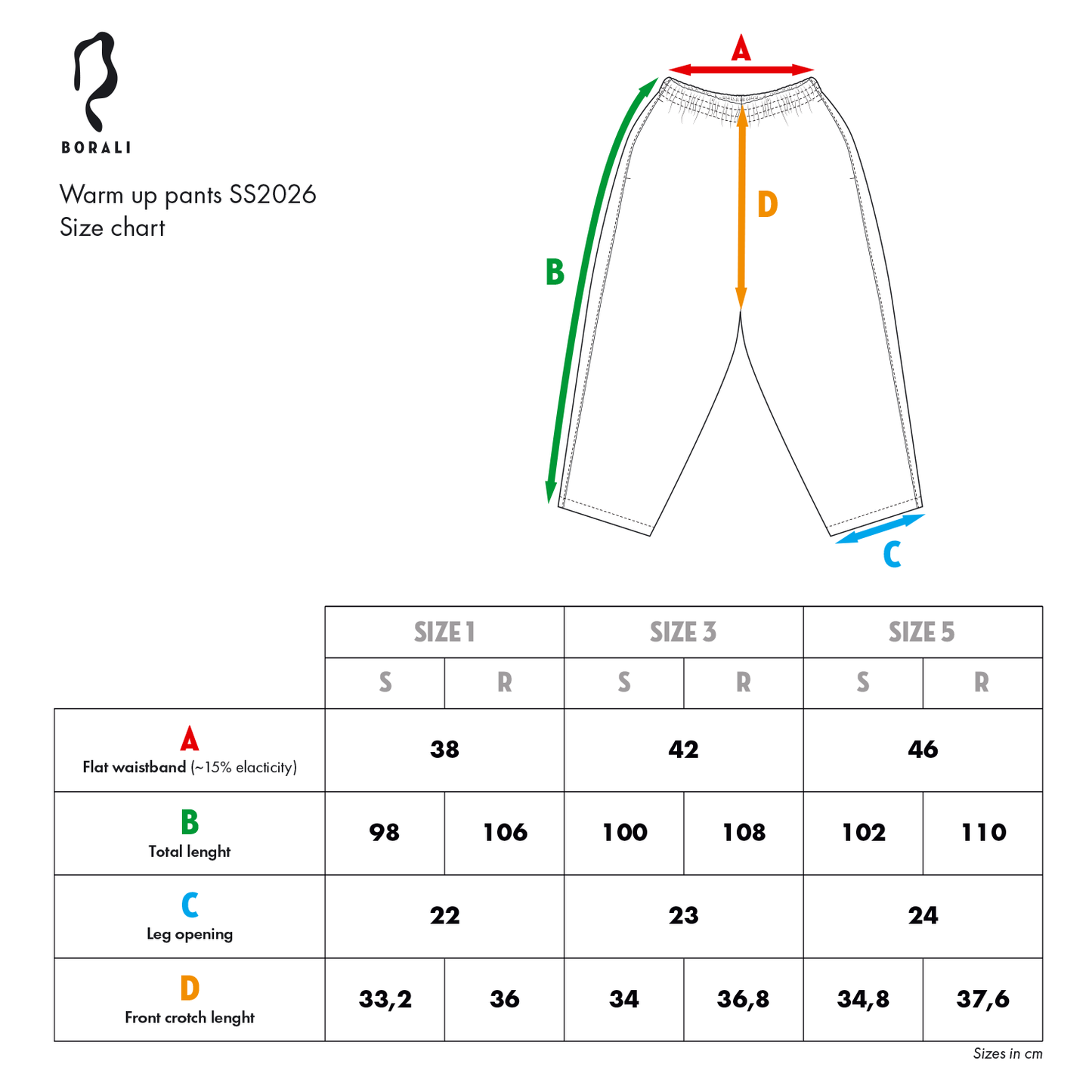Warm up pants coton lin écru