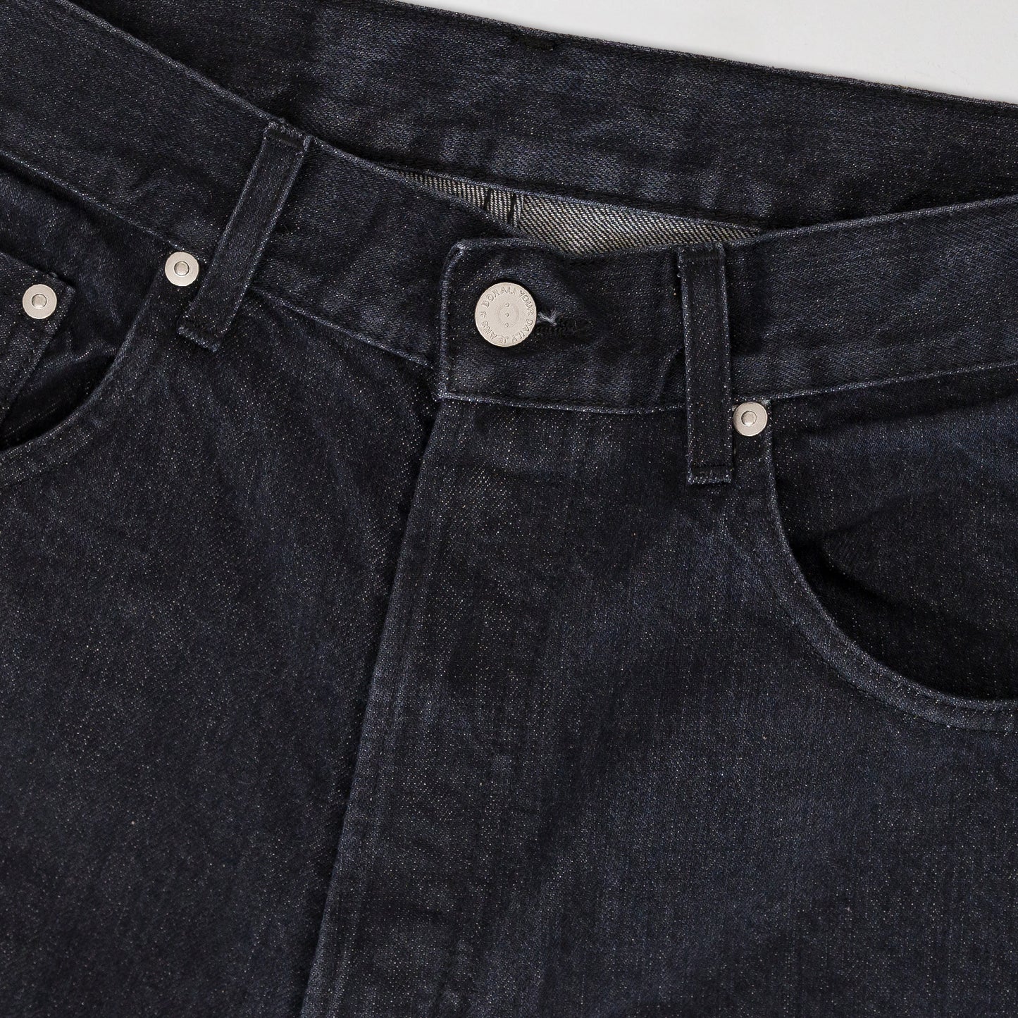 Jean loose tapered black stonewash taille haute