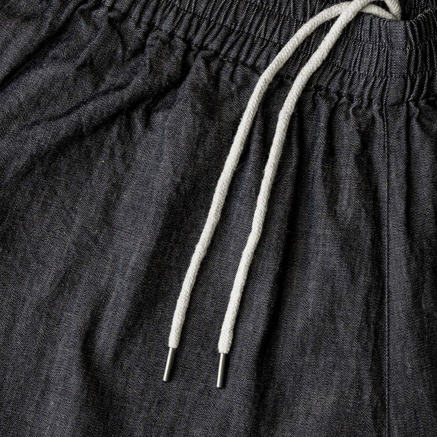 Warm up pants black chambray
