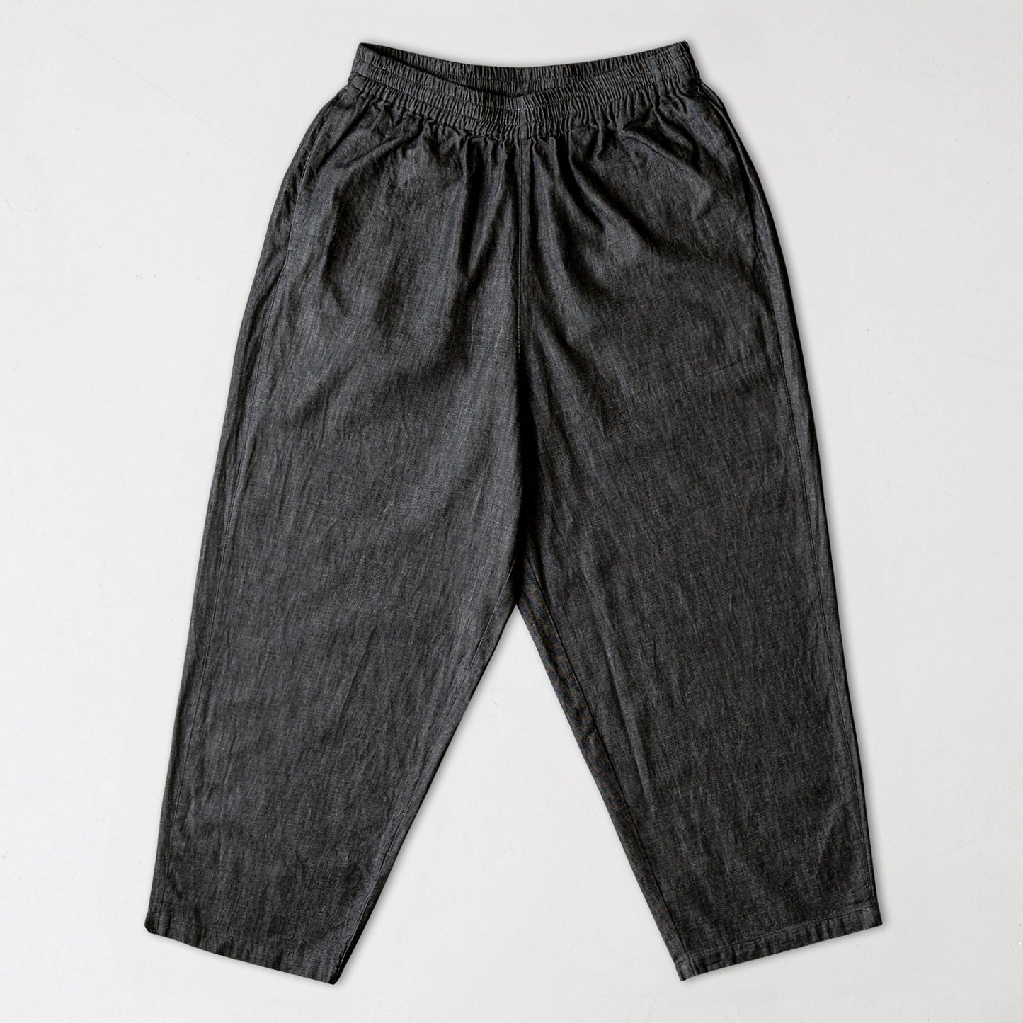 Warm up pants black chambray