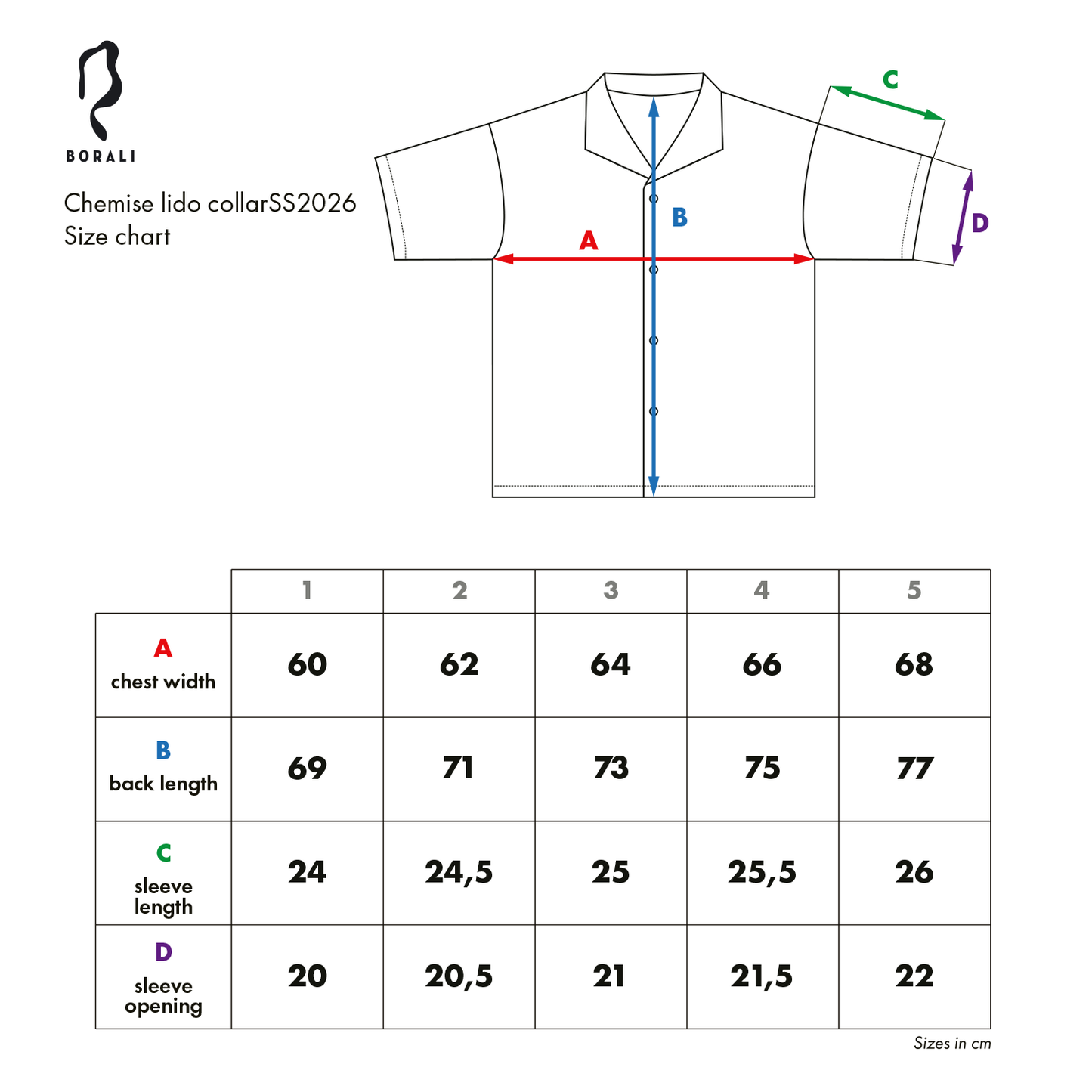 Bell shirt - crêpe coton/lin écru