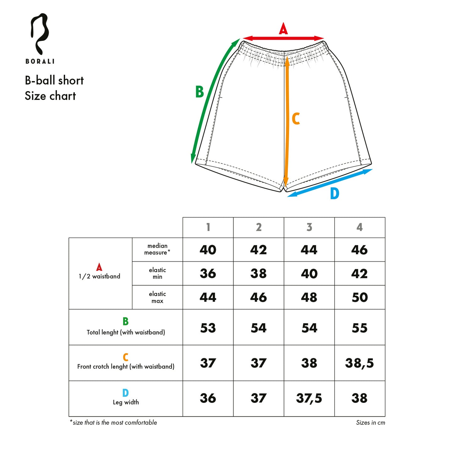 Borali - Bball short HBT greige