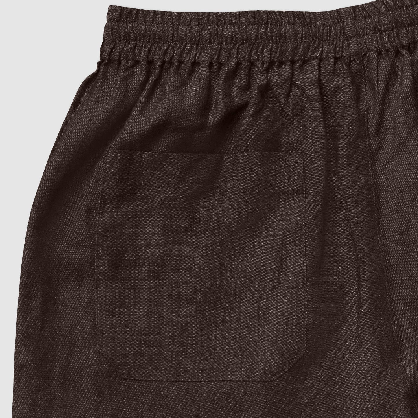 Bball short brown linen