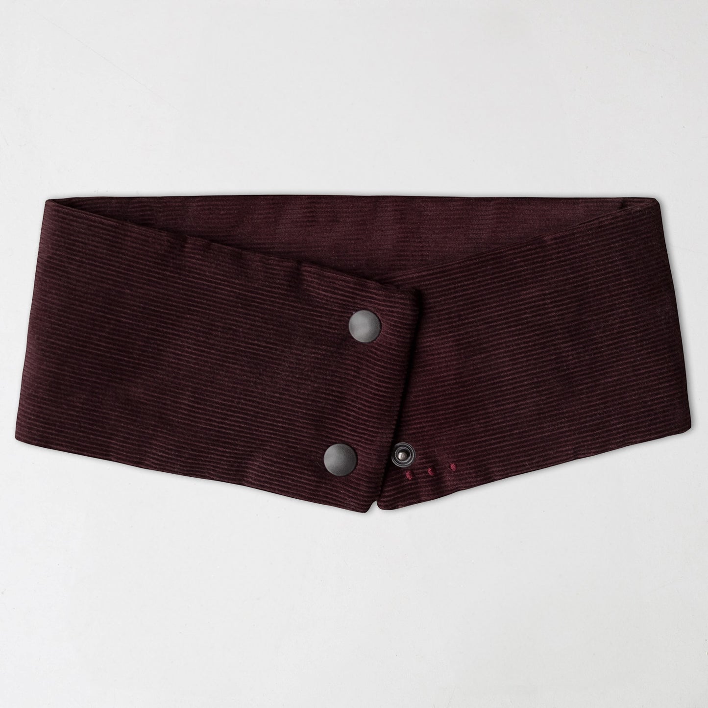 Intercollar bordeaux en velours