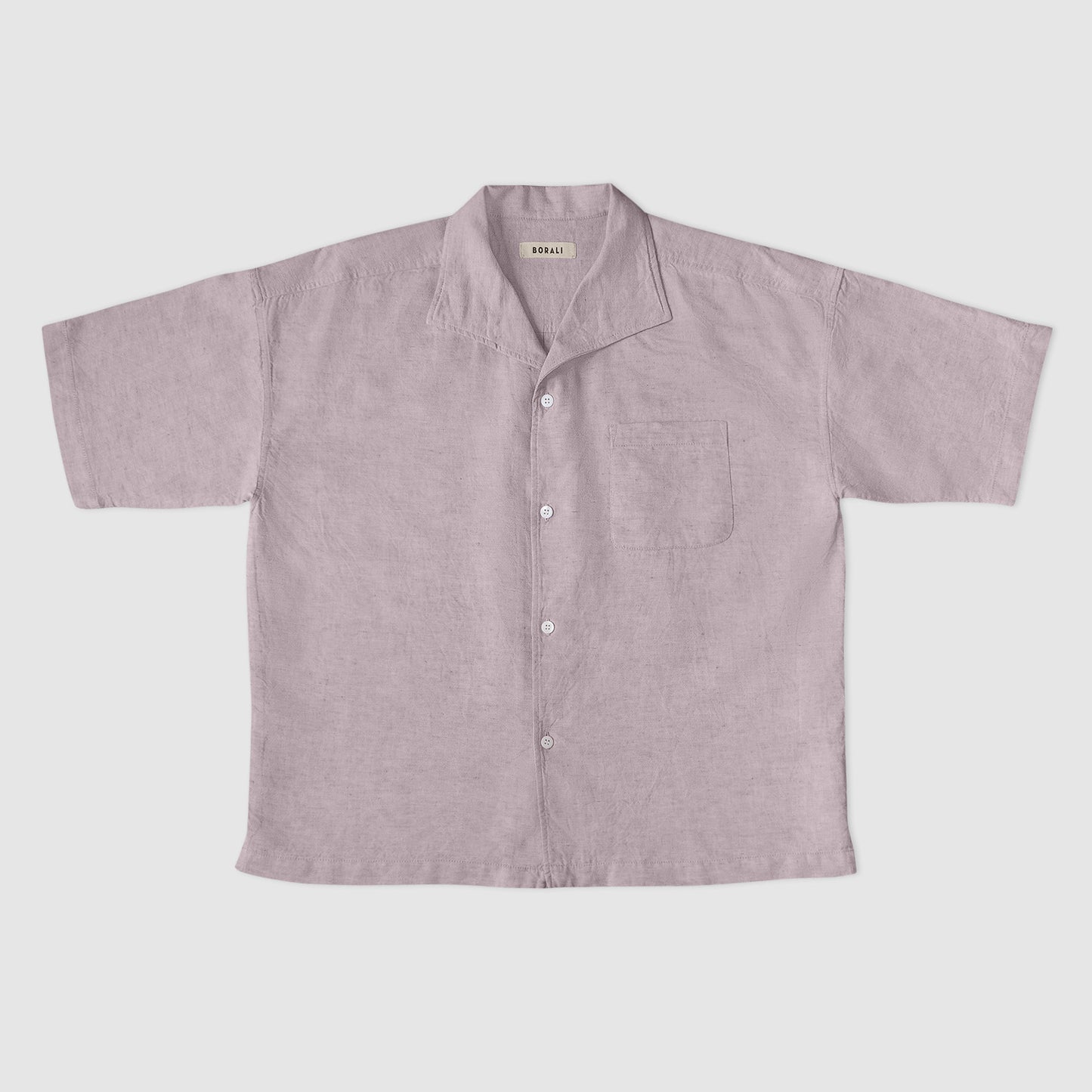 Bell shirt - parme oxford cotton/linen