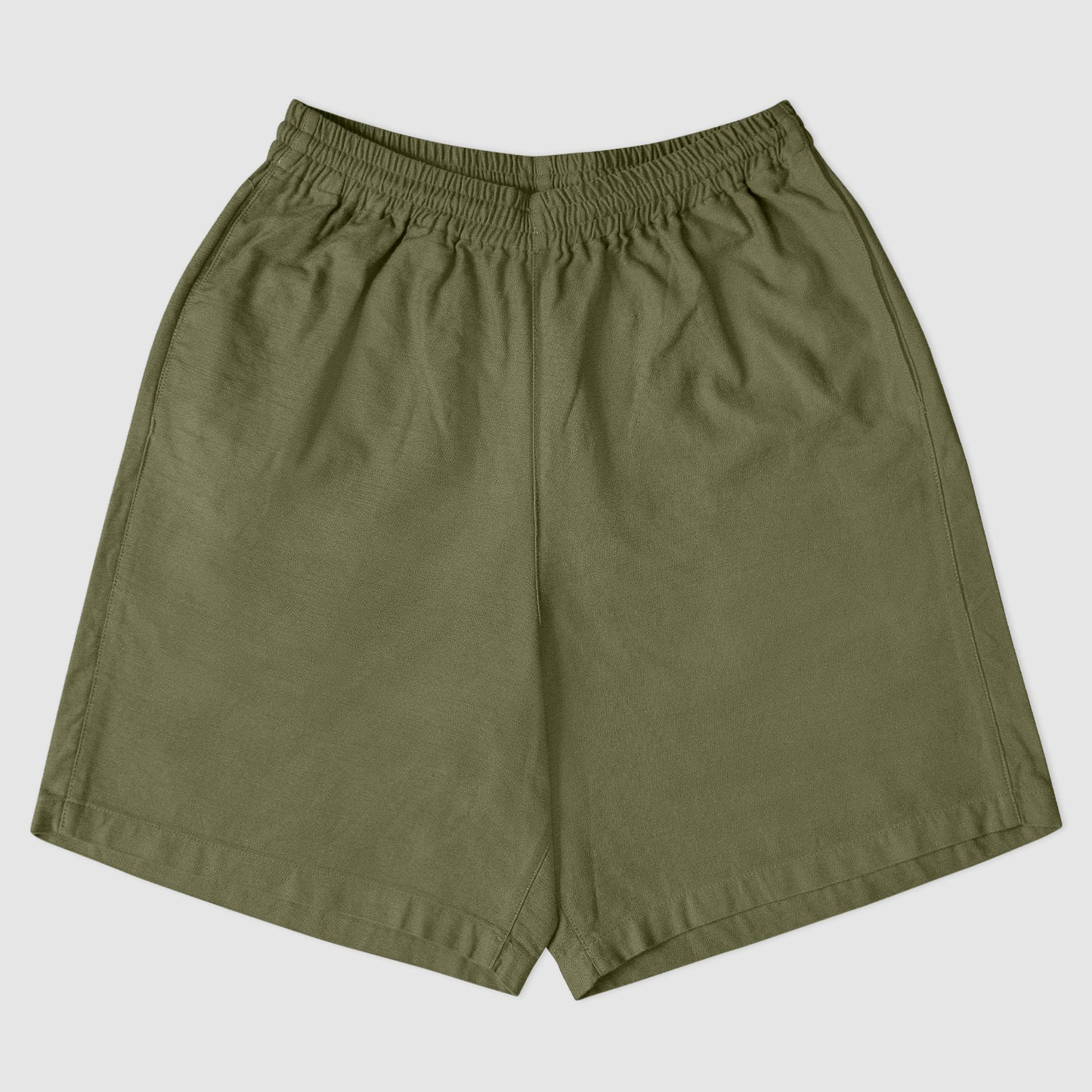 Bball short sateen olive