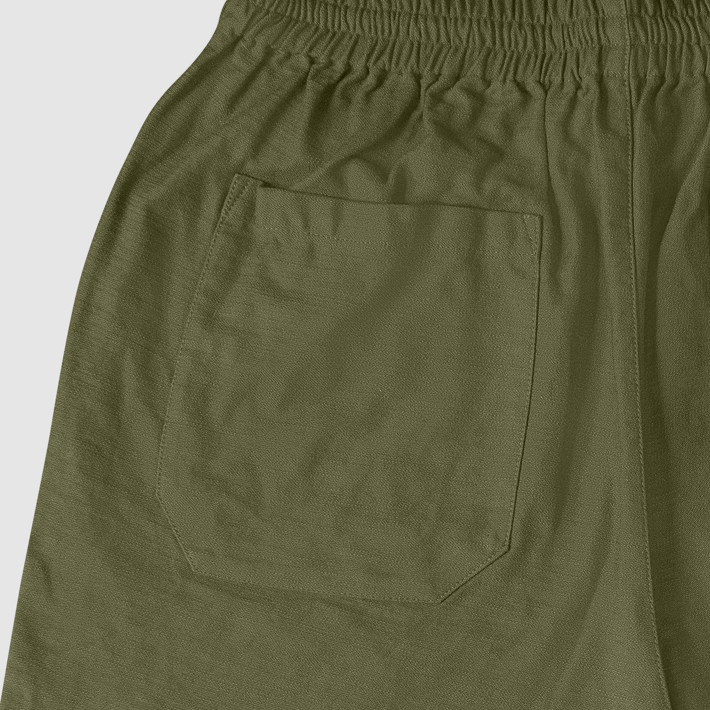 Bball short sateen olive