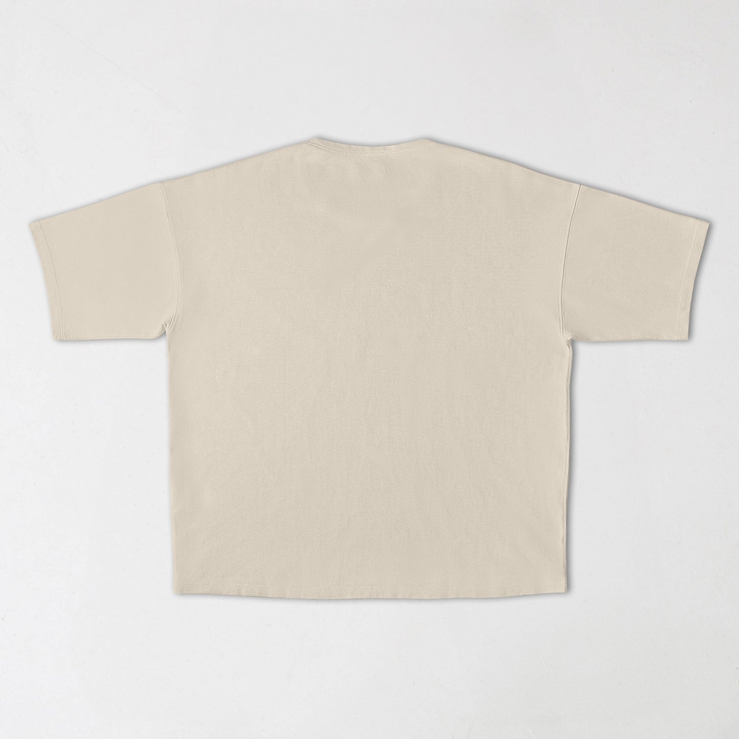 T-shirt beige pique knit