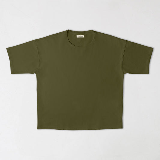 T-shirt - Easy-T - maille piquée olive