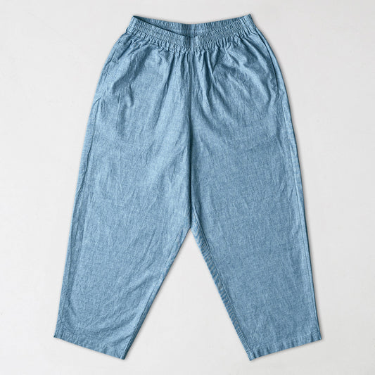 Warm up pants blue chambray