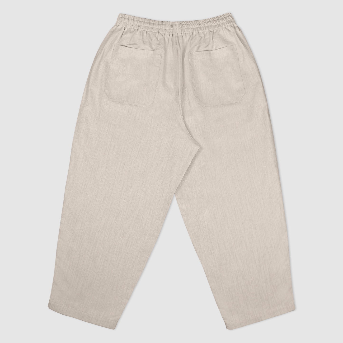 Warm up pants coton lin écru