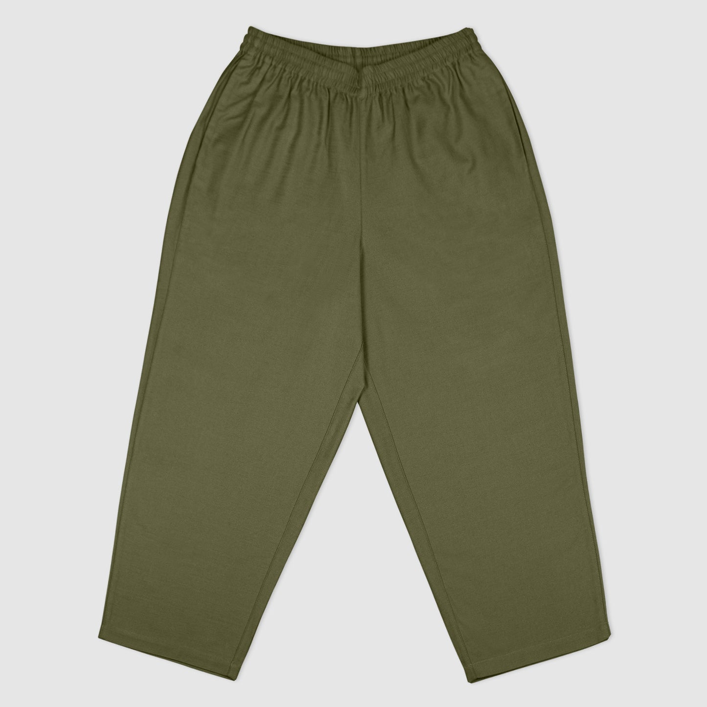 Warm up pants sateen olive